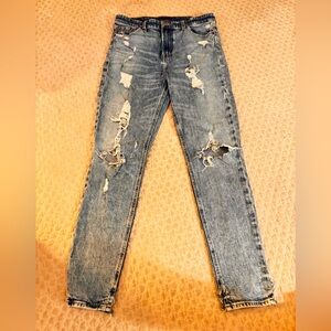 Lucky Brand Blue Distressed Boot Cut Jeans